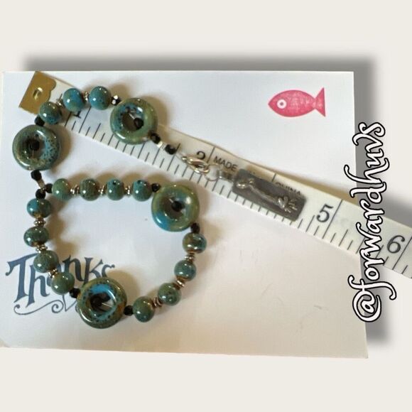 Bundle Sale 3 for $15 | Glazed Ceramic Purse Charm - Picture 7 of 9